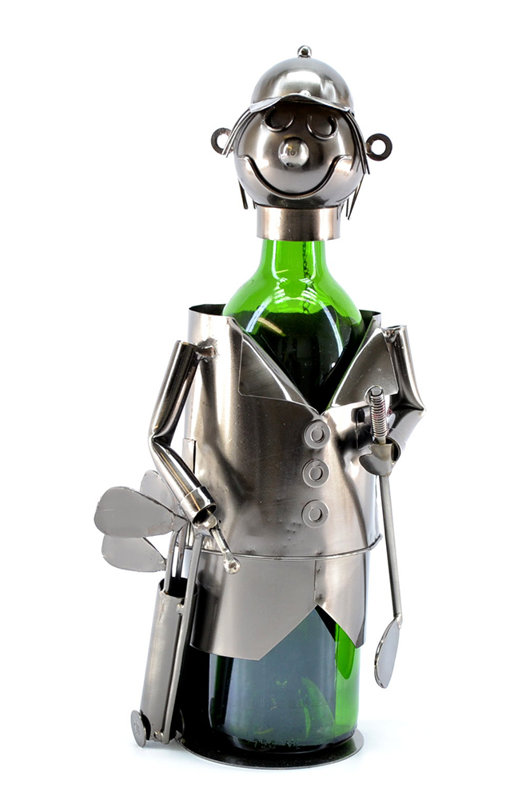Ryson Tabletop Wine Bottle Rack in Silver