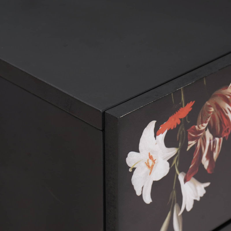 50cm W Solid Wood Bedside Table