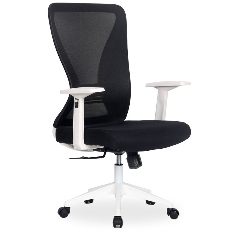 Mesh Task Chair, White, Black