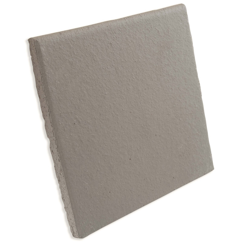 Carreau de céramique bullnose gris de 6 po x 6 po Quarry