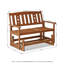 Arianna Rubberwood Outdoor Glider