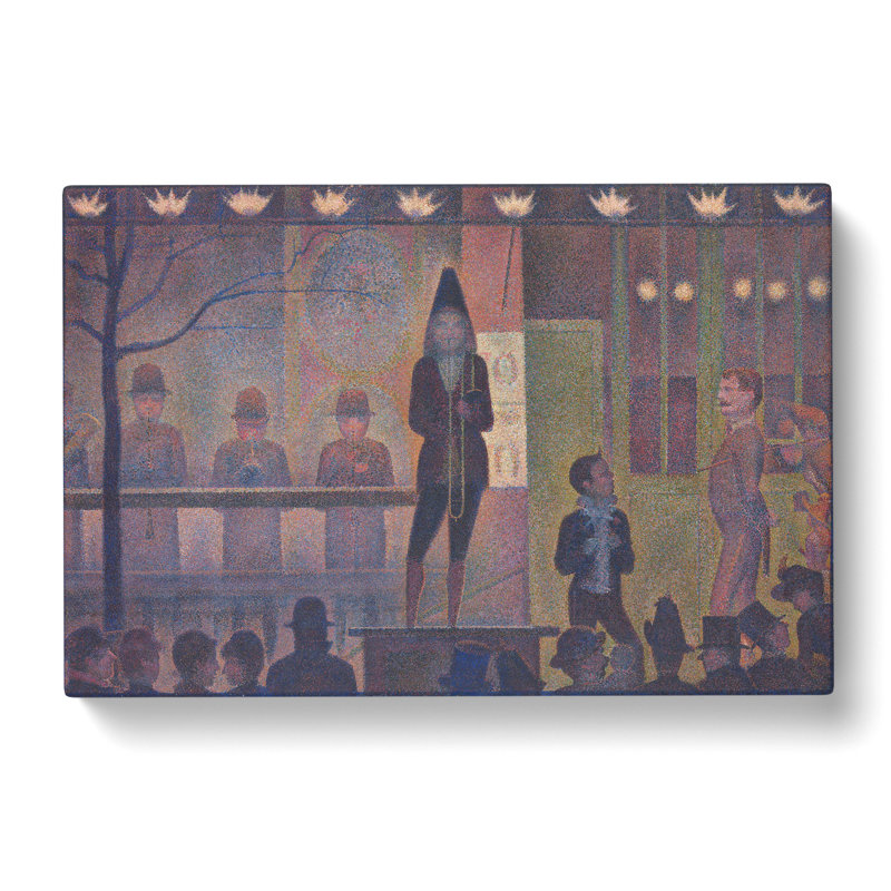 Circus Sideshow by Georges Seurat - Wrapped Canvas Painting, 40cm H x 60cm W x 3cm D