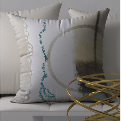 Très grande housse de coussin carrée et insert
