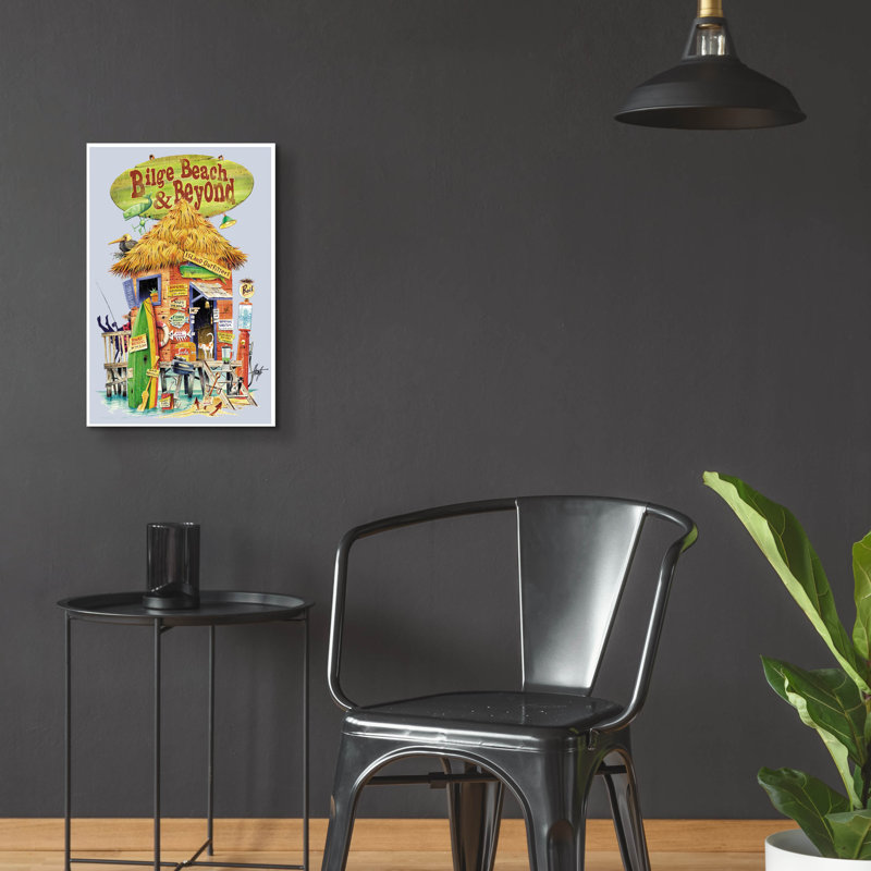«Bilge Beach Beyond» par James Mazzotta, art mural en verre acrylique, H 24 po x l 16 po x P 0,2 po