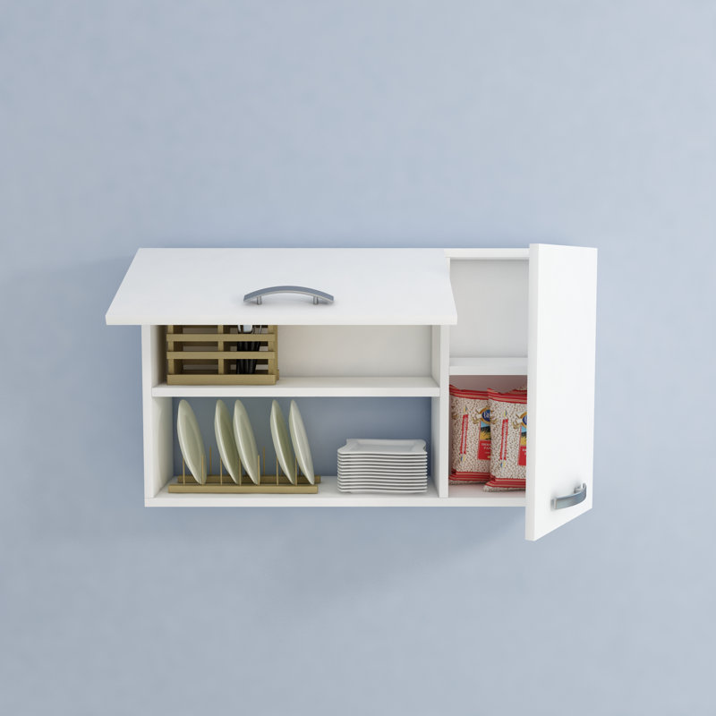 Cabinet with Shelf and Storage Novarro, White
