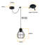 Clune 1 - Light Black Geometric Pendant