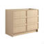 Meuble-lavabo autoportant de 42 po et 2 portes d'armoire à fermeture en douceur, contreplaqué (KD-PACKING) - Sans le lavabo