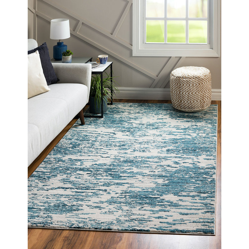 Abstract Indoor Rug, Rectangle 2' x 3'