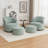 Armenakis 33'' Wide Upholstered Polyester Swivel Chair With Ottoman-32077217