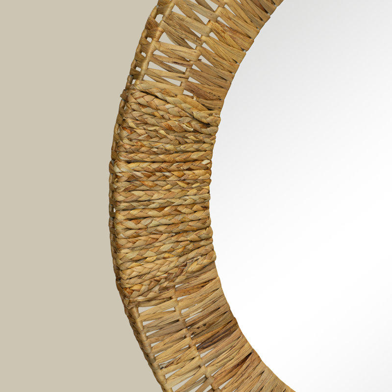 Folha Flat Metal Beveled Wall Mirror