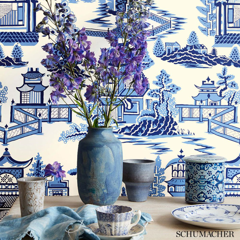 Papier peint Nanjing, Porcelaine