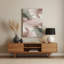 Abstrait paysage 100 beige, art mural en métal-1748019408