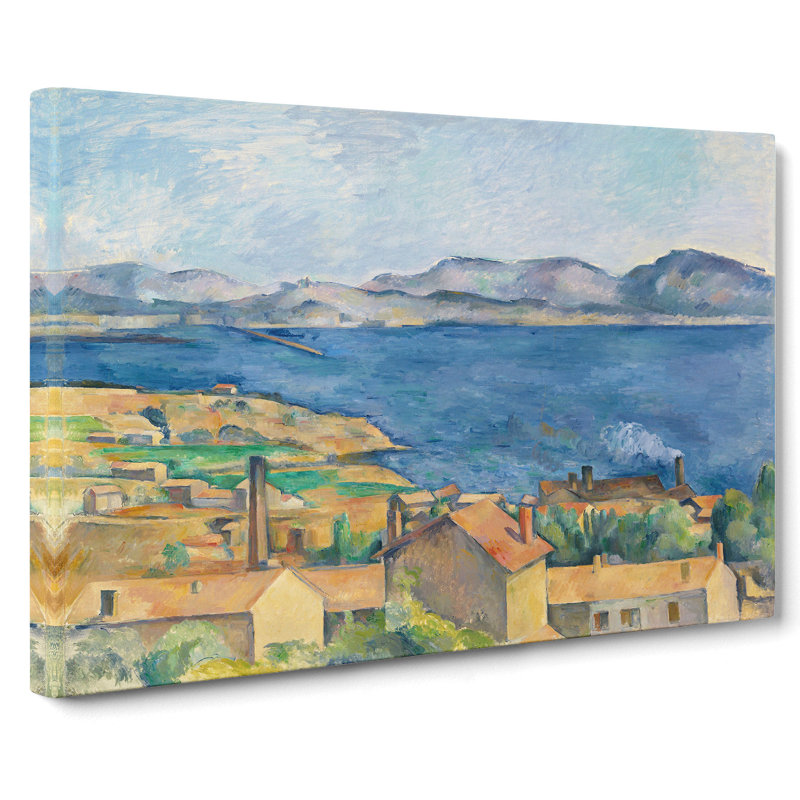 The Bay Of Marseille by Paul Cezanne - Wrapped Canvas, 40cm H x 60cm W x 3cm D