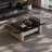Italian rectangular tempered glass coffee table-110977720
