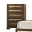 Commode de style transitionnel 1Pc avec finition à queue d'aronde anglaise et française