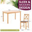 4 - Person Solid Oak Dining Set-87460710
