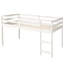 Twin Loft Bed With Cabinet And Rolling Desk - White, Heavy-Duty Robust Dependable-1138684461