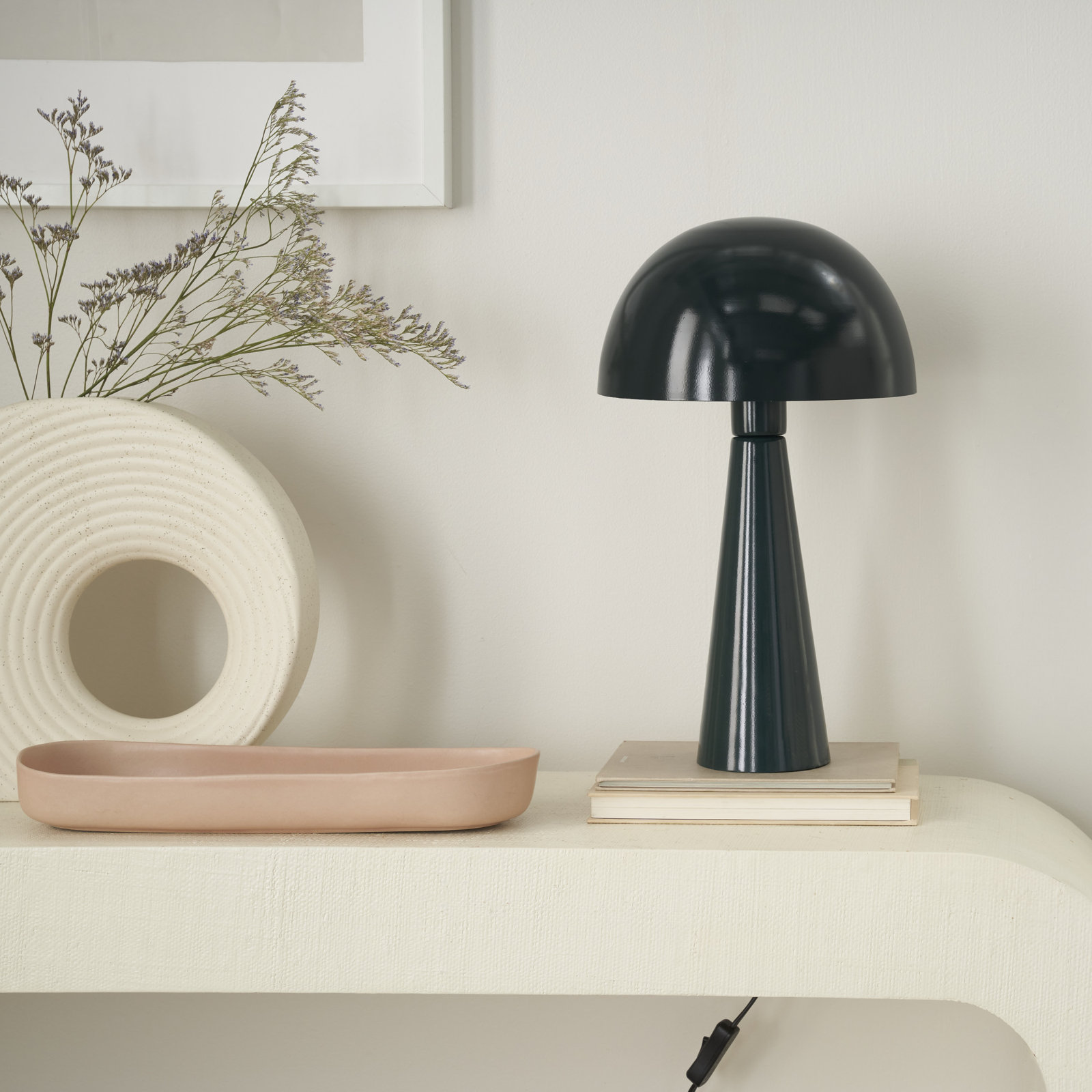 Zola Metal Desk Lamp, Green, Green