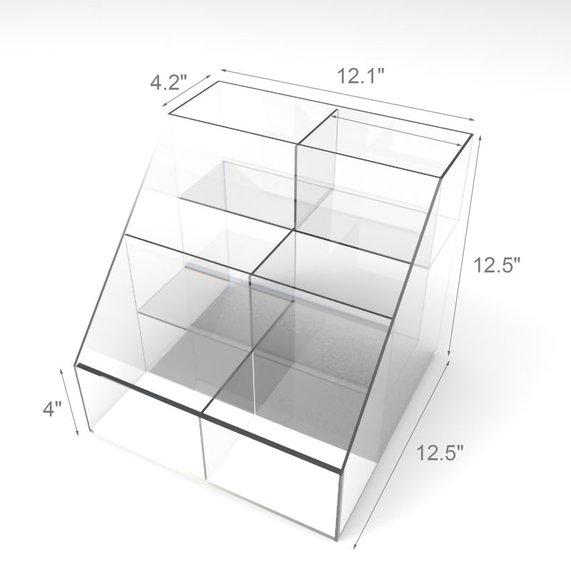 FixtureDisplays 3 Shelf Can Storage Rack