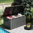 200 Gallon Metal Deck Box, Waterproof Outdoor Storage Box with Lockable Lid, Large Pool Storage Cabinet for Patio Furniture Garden Tools Pool-Supplies