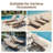 Allo 72X22x3.5 Inch Outdoor Chaise Lounge Cushion, Waterproof Patio & Pool Chair Cushion With Removable Cover For Garden, Beach-1161535046-1161535050