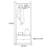 Double Drawer Coat Rack Solid Wood