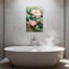 Art mural sur toile rose 24 "x 36"