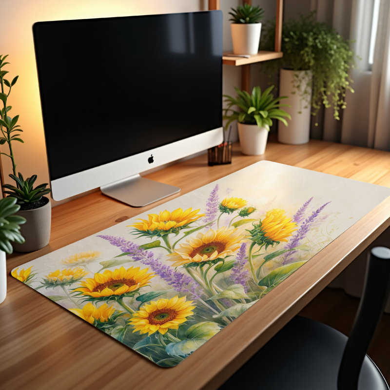 Polyester Desk Pad, 31.5x15.5