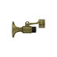 Deltana SAHW325U5 Wall Mount Bumper with Holder; Antique Brass Finish