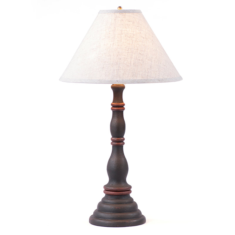 Lampe de table 26 po Huff, Noir / rouge Hartford