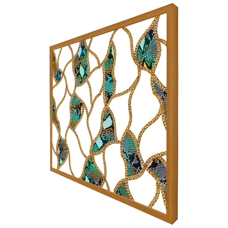 Bessellieu Single Picture Frame Print, 31cm H x 31cm W x 4cm D, Oak Framed