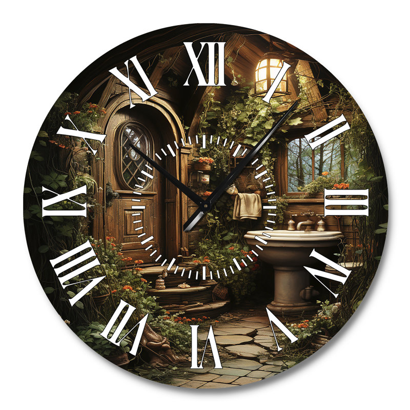 Horloge murale pour salle de bain, Grand
