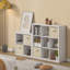 Bibliothèque de rangement - Tablette de présentation multifonctionnelle pour le salon, la chambre à coucher et le bureau personnel-1233830428-1216848949-1212577086