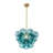 Art Deco 1-Light Gradient Bubble Glass Cluster Chandelier-2124036461