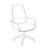 Orren Ellis Ingertha Modern Executive Leather Office Chair – Ergonomic Mid-Back Desk & Conference Seating with Fixed Arms, Swivel Base, and Adjustable Height -6262707