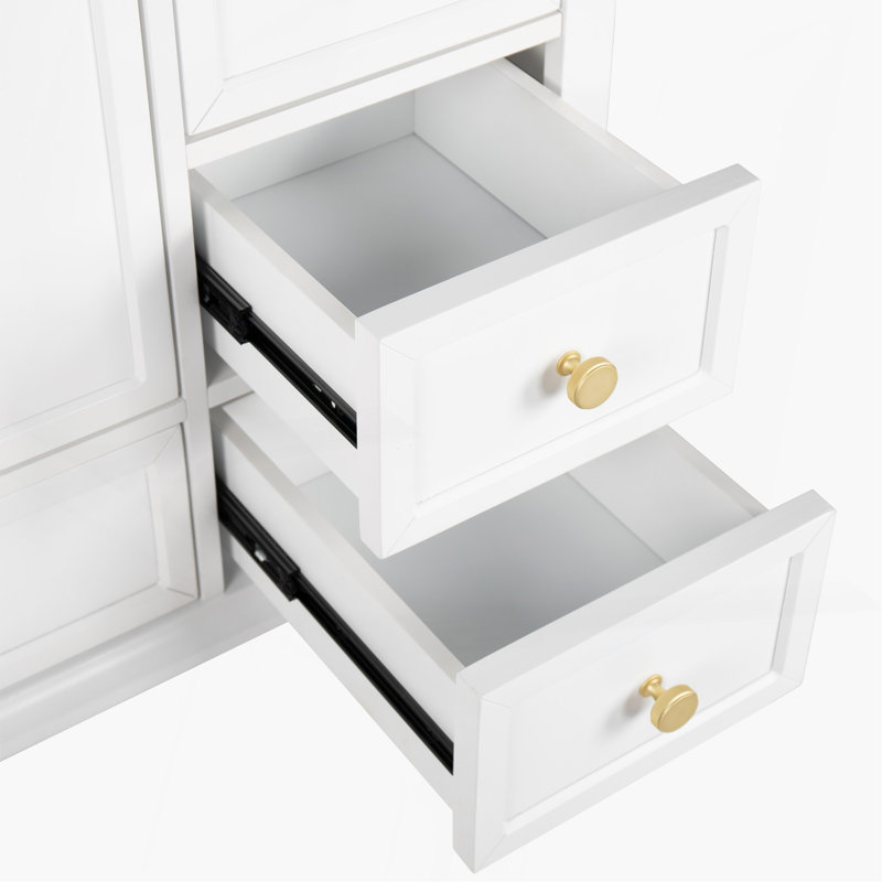 35.6" Bathroom Cabinet, Only Cabinet, White