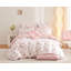 Ensemble d'édredon pour filles avec fraises et joli ensemble de literie avec cœurs de fraises roses, édredon léger et respirant avec taies d'oreiller-118658988