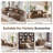 108" Modular Sofa Corduroy Modern L Shaped Sectional For Living Room-1473597407
