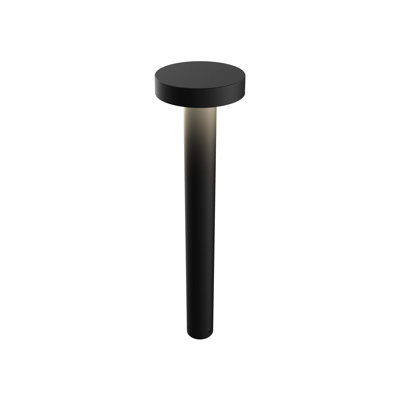 Matte Black Low Voltage Integrated LED Metal Pathway Light