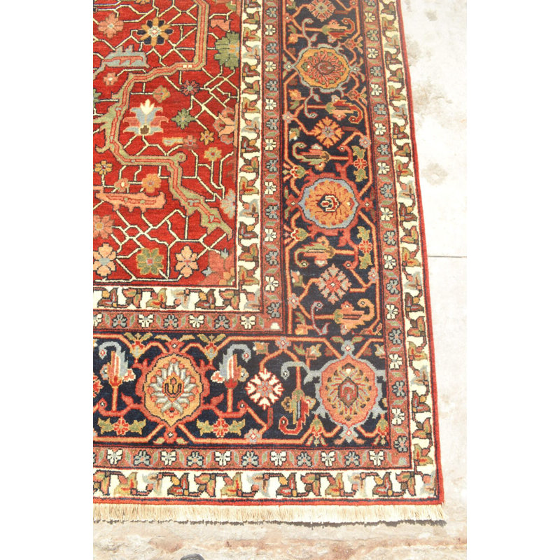 Traditional One-of-a-Kind Rectangle 9'2" X 12'2" Hand Knotted Area Rug