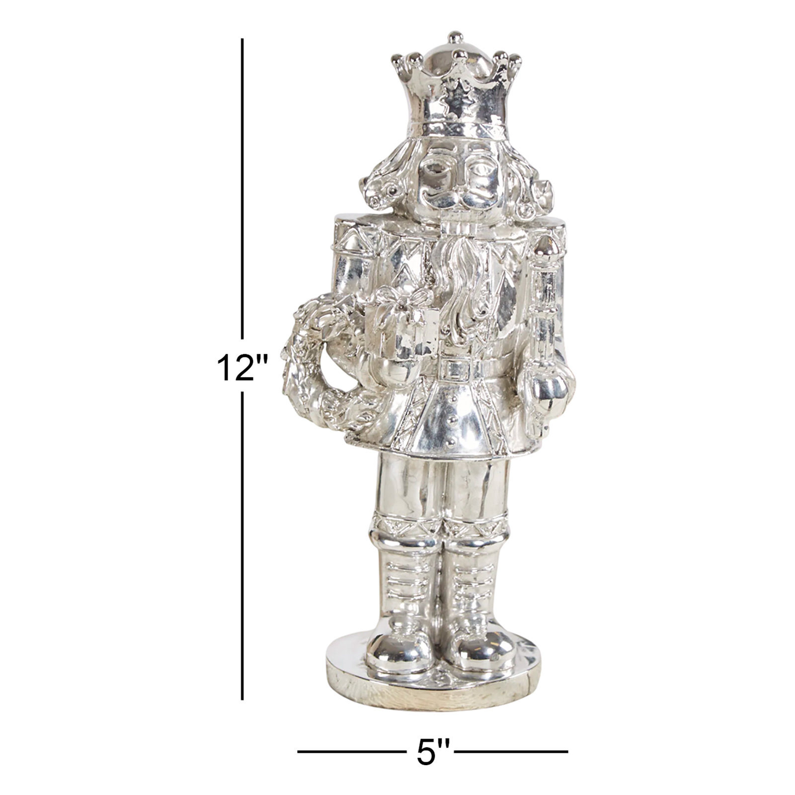 Silver Soldier Holiday Accent