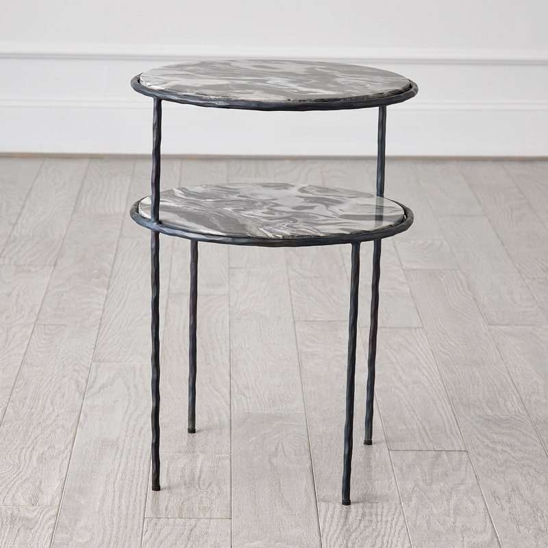 Registrar Marble End Table
