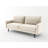 70" Velvet Round Arm Sofa-607401280