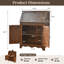Buffet décoratif traditionnel avec rangement Traditional