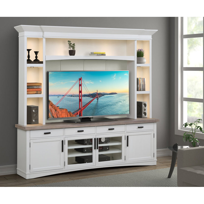 Bankhead Entertainment Center for TVs up to 70", White