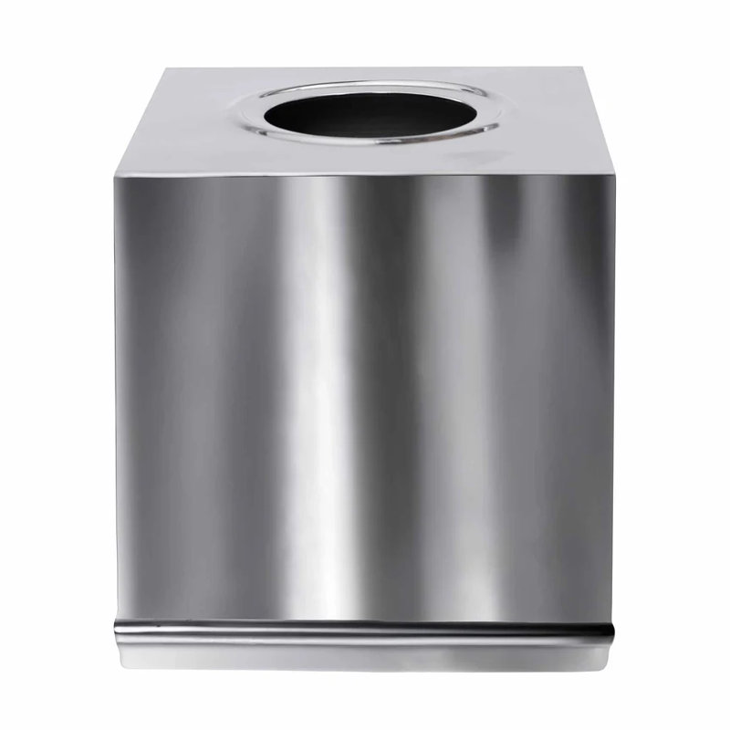 Accessoires pour la maison et le bureau en acier inoxydable poli de la collection Lustra