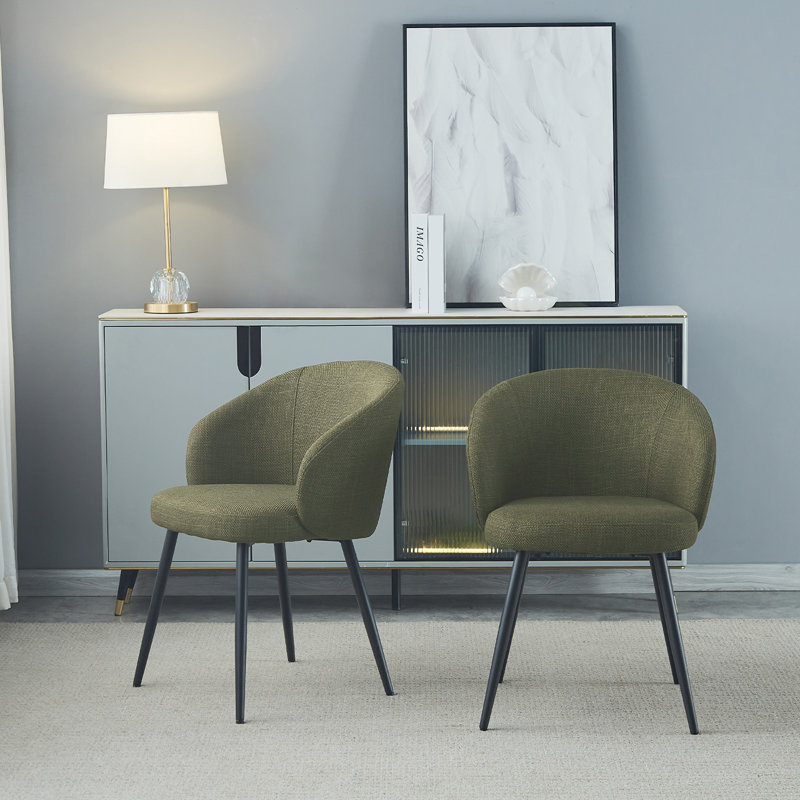 Oronogo 42cm H Upholstered Armchair, Green