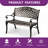 Arnessa Aluminum Outdoor Bench-1608605011
