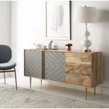 Micael 57.8'' Solid Wood Sideboard