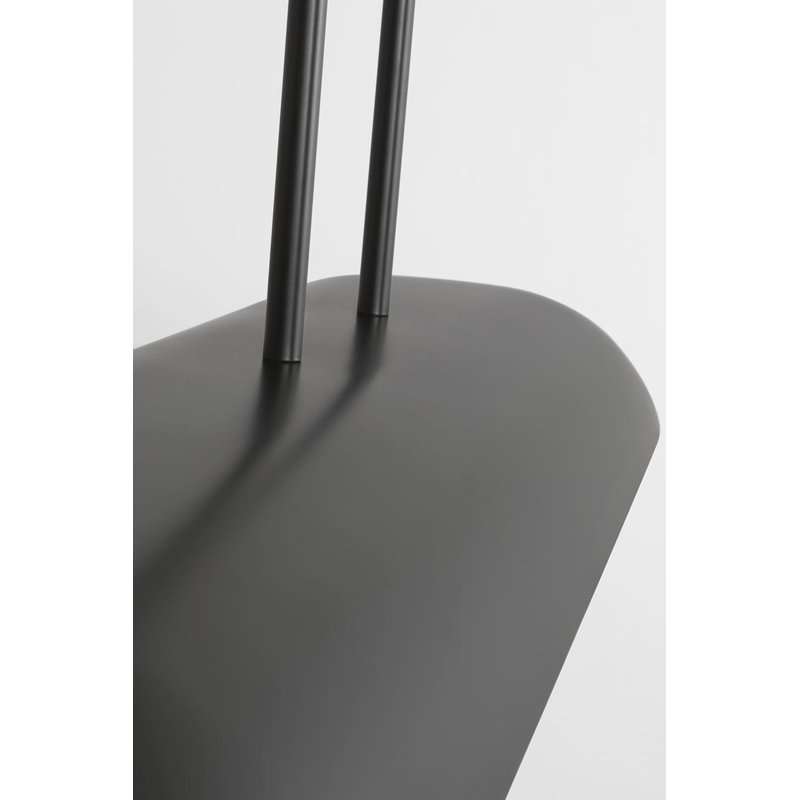 Anne-Marie Barton Remi 60" Linear Pendant, Matte Carbon and Warm Walnut